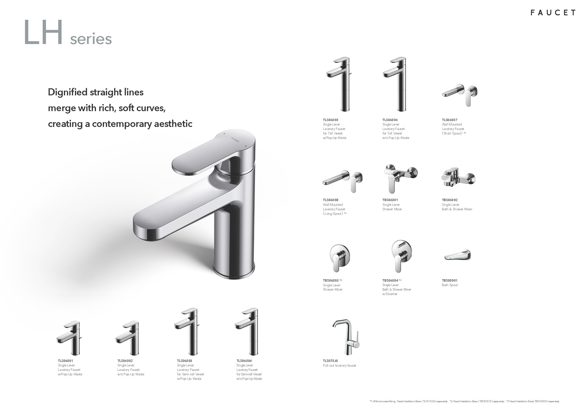 FAUCET LINE UP